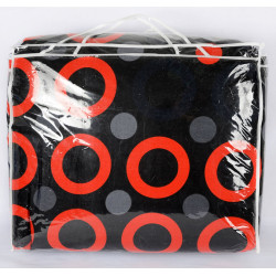 Микрофибърна олекотена завивка - ЧЕРНИ КРЪГОВЕ